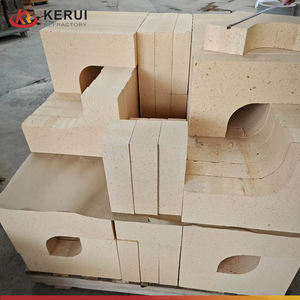 KERUI Free Design Alta calidad 1770C Ladrillos de esquina refractarios resistentes al fuego de alta alúmina del incinerador de residuos - Product Image 3