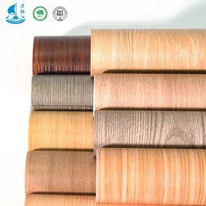 Lituo lapisan laminasi untuk Panel PVC lapisan kaku 0.13mm Lapisan Lapisan Foil kayu putih pelindung