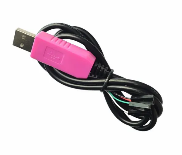 Mô-đun Cáp 1M CP2102 USB Sang UART TTL 4 Pin 4 P Bộ Chuyển Đổi Nối Tiếp Cáp Tải Xuống