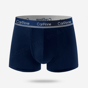Ropa interior de fabricante para hombre, bóxer de marca de algodón sólido de pierna corta con etiqueta privada para hombre, logotipo personalizado - Product Image 4