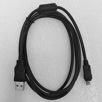 Cable USB de 1.5M con 12 Pines para Cámara, Cable de Datos y Carga para CB-USB5 CB-USB6 para Olympus