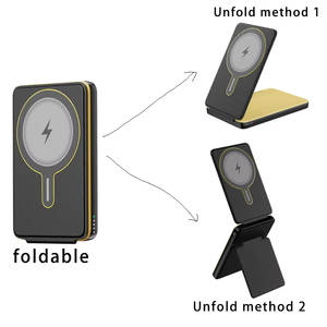 Powerbank magnético 5000mAh Ultra Delgado 120 grados pliegue 2 vías Super carga rápida PD20W Power Bank cargador portátil <span class=keywords><strong>MOFT</strong></span> - Product Image 4