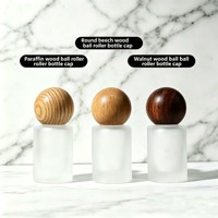 Flacons roll-on cylindriques en verre de 10 ml pour huiles essentielles et eaux de Cologne – Contenants cosmétiques vides rechargeables à finition mate pour le bricolage