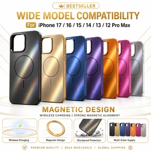 <span class=keywords><strong>Coque</strong></span> de téléphone magnétique antichoc en TPU mat de luxe avec chargement sans fil, vente en gros d'usine pour <span class=keywords><strong>iPhone</strong></span> 17 16 15 14 13 <span class=keywords><strong>12</strong></span> Pro Max - Product Image 1