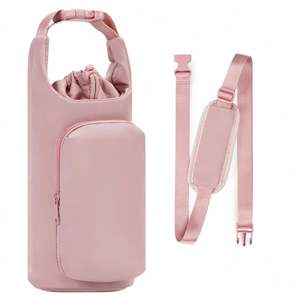 Sac de transport isotherme pour gourde 32oz 40oz avec poche pour téléphone et bandoulière réglable - Product Image 6