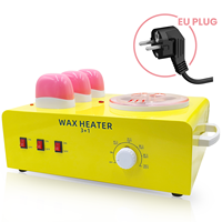 Chauffe-cire 3-en-1 200W, pot de 500ml, 3 cartouches de 100ml, interrupteur indépendant, contrôle de la température, pour épilation en salon, OEM ODM