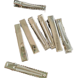 Pinza de pelo de cocodrilo de níquel con parte superior plana con dientes para proyectos de artes y manualidades - Product Image 6