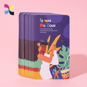 Fabricant professionnel Impression de cartes de jeux de questions personnalisées avec boîte <span class=keywords><strong>à</strong></span> tiroir rigide <span class=keywords><strong>pour</strong></span> adultes - Product Image 4