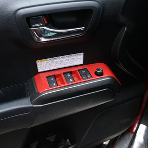 LUMA Nouvelle Garniture de Cadre de Commutateur de Lève-Vitre en ABS Multicolore de Haute Qualité (4 Pièces) pour Toyota Tacoma Pick-up 2016-2023 - Product Image 3