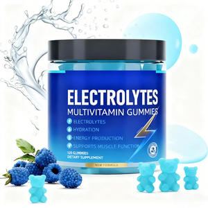 Gomitas Electrolíticas Orgánicas Personalizadas para Adultos, 6 Electrolitos Esenciales, Vitaminas, Magnesio Natural, Mejora la Inmunidad, Resistencia Deportiva - Product Image 1