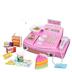 SY Ensemble de jeu de simulation pour <span class=keywords><strong>enfants</strong></span> unisexe Jouets alimentaires <span class=keywords><strong>Caisse</strong></span> <span class=keywords><strong>enregistreuse</strong></span> pour <span class=keywords><strong>enfants</strong></span> Idée cadeau en boîte en plastique - Product Image 1