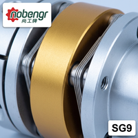 Coupleur multi-étages à couple élevé, moyeu en aluminium, double diaphragme en acier 304, serrage sans jeu bidirectionnel pour vis à billes servo CNC