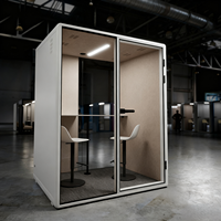 Cabine de bureau flexible, studio de bureau, mini cabine de détente avec système de ventilation