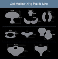 Patchs anti-rides en silicone doré, masque liftant pour le cou, patchs pour les yeux, logo personnalisé