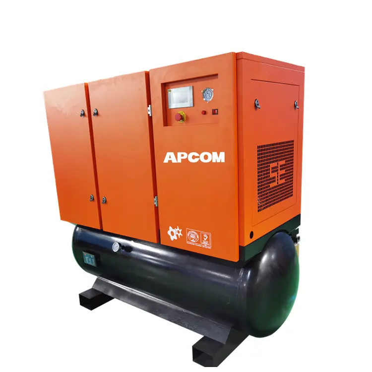 Apcom高圧スクリューエアコンプレッサーレーザー切断エアコンプレッサー16バー16barレーザー切断機