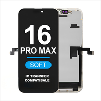 Écran OLED souple FaRuix pour iPhone 15 Plus, compatible avec le transfert IC, écran OLED souple de haute qualité pour iPhone 15 Plus, écran OLED