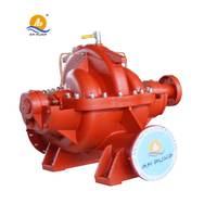 Pompe à eau de mer horizontale à double aspiration centrifuge split case fire