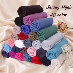 Écharpe longue en mousseline unie polyvalente pour <span class=keywords><strong>femme</strong></span>, style basique, respirante, légère, protection solaire, hijab pour activités de plein air - Product Image 1