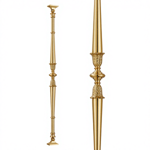 درابزين فاخر من سبائك الألومنيوم للاستخدام الداخلي والخارجي في الفيلات والمنازل والحدائق والساحات والشرفات - Product Image 4