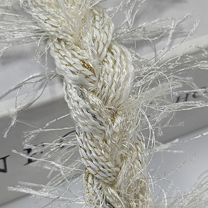 ริบบิ้นลายก้างปลาแบบเป็นมิตรต่อสิ่งแวดล้อมปี 2026 ขนาด <span class=keywords><strong>1</strong></span>.3 ซม. ทอมือจากโพลีเอสเตอร์/ผ้าฝ้าย พร้อมด้วยด้ายสีทองและสีเงินสำหรับตกแต่งเสื้อผ้า - Product Image 4