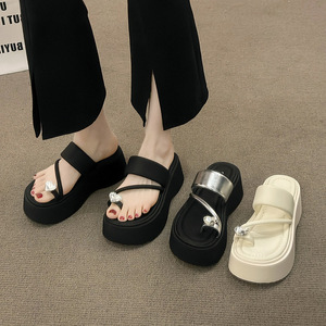 Sandalias Planas de Mujer con Correa en el Tobillo, Estilo Slip-On, para Otoño, Primavera y Verano, para Exteriores y Playa, Antideslizantes y Acolchadas - Product Image 4