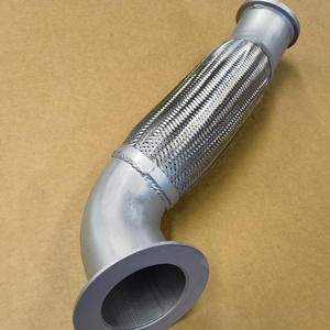 WG9731542077/WG9725549056 Nouveau <span class=keywords><strong>tuyau</strong></span> flexible d'échappement en acier inoxydable pour pièces de moteur de camion Sinotruk HOWO T5G T7H Garantie 6 mois - Product Image 3