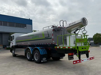 Camion-citerne électrique Dongfeng 6x4 pour arrosage, 219 kWh LFP, 18,8 m, 230 km, zéro émission, assainissement municipal