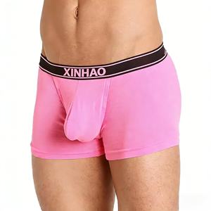 Sous-vêtements pour hommes, boxers, caleçons, Ropa Interior, respirant, homme, bambou, trou, marque privée, coton, boxers, sous-vêtements - Product Image 1