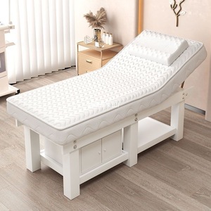 Table de massage réglable, lit de beauté, table de thérapie faciale, matelas matelassé, mobilier de salon et spa - Product Image 4