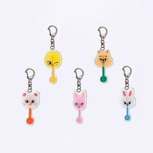 <b>Custom</b> Creative Star Lollipop Pendant PVC <b>Keychain</b> with UV Printing Cartoon Design Fashion Trend Souvenir Accessory - Product Image 3