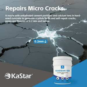 Kastar 69 tinh thể chống thấm <span class=keywords><strong>Sealer</strong></span> lớp phủ chất lỏng cho xi măng bê tông phải đối mặt và trở lại bề mặt - Product Image 3