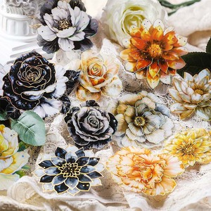 10 Sheets Per Pack Large Size Foil Flower <strong>Stickers</strong> Waiting for a Flower to Bloom Series 6 Choices of <strong>Stickers</strong> - Product Image 1