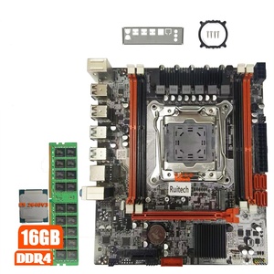 Juego de placa base X99 de Venta caliente con Xeon E5 2640 V3, CPU de 2 piezas X 8GB = 16GB de memoria RAM REG ECC DDR4, canales duales - Product Image 1