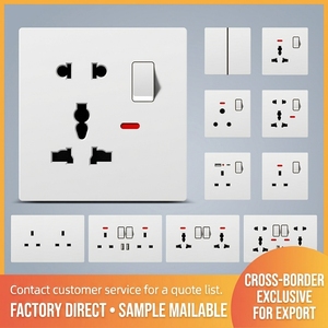 Interruptor y Enchufe Multifuncional Blanco Estándar Británico 13A <span class=keywords><strong>de</strong></span> Hong Kong - Product Image 2