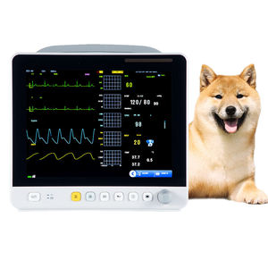 獣医によるホームクリニック患者モニターでの動物の使用12.1インチマルチパラメーターバイタルサインモニター (6パラメーター) - Product Image 2