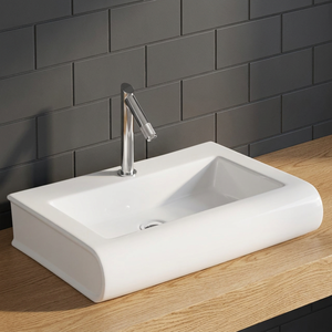 Vasque carrée moderne en céramique de conception italienne, de haute qualité, pour lavabos d'hôtel, fabriquée en Chine. - Product Image 5