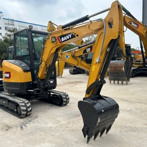 Excavadora Mini SANY SY35u de 3.5 Toneladas, 95% Nueva, Usada, Original de China, con Pala, Excavadora de Cadenas Sany 35U, Máquina Usada en Venta - Product Image 1