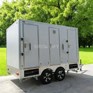 Vente chaude 2025 : Remorque de toilettes et de douche portable pour extérieur, 2 à 4 postes, avec toilettes et salle de bain - Product Image 2