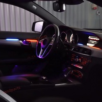 Lumière ambiante LED pour voiture Mercedes Benz Classe C W204, lampe d'ambiance décorative intérieure, modification et amélioration
