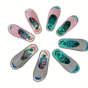 Chaussons Plats de Massage Unisexe pour Intérieur, Acupression et Soins de Santé avec Caractéristiques de Masseur de <span class=keywords><strong>Pied</strong></span> à Glissière - Product Image 2