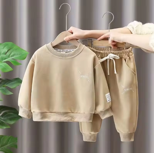 Baby boy due set bello 1 un bambino di 3 anni vestito autunno e inverno bambini più cashmere vestiti cappotto per bambini - Product Image 1