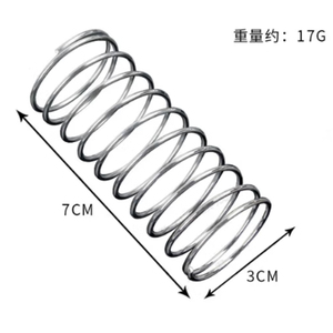Equipo de gimnasio Bobina en espiral de tensión Resorte de extensión de Gancho Doble Resorte de tensión pequeño de acero inoxidable con gancho <span class=keywords><strong>para</strong></span> tracción - Product Image 5