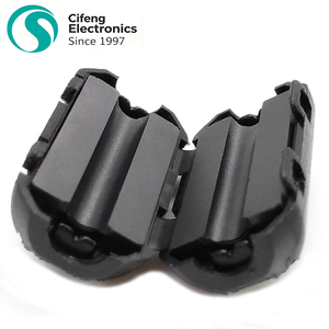 Anneau de dégaussage <span class=keywords><strong>Clape</strong></span>, perle de suppression de bruit RFI, filtre de puissance ABS à clipser sur câble WRC-70B, certifié ROHS/REACH, en ferrite - Product Image 1