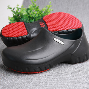 Zapatos de Chef de Material EVA con Suela de Goma Antideslizante, Transpirables, Resistentes al Aceite, Impermeables, Unisex, con Punta Redonda, para Cocina - Product Image 1
