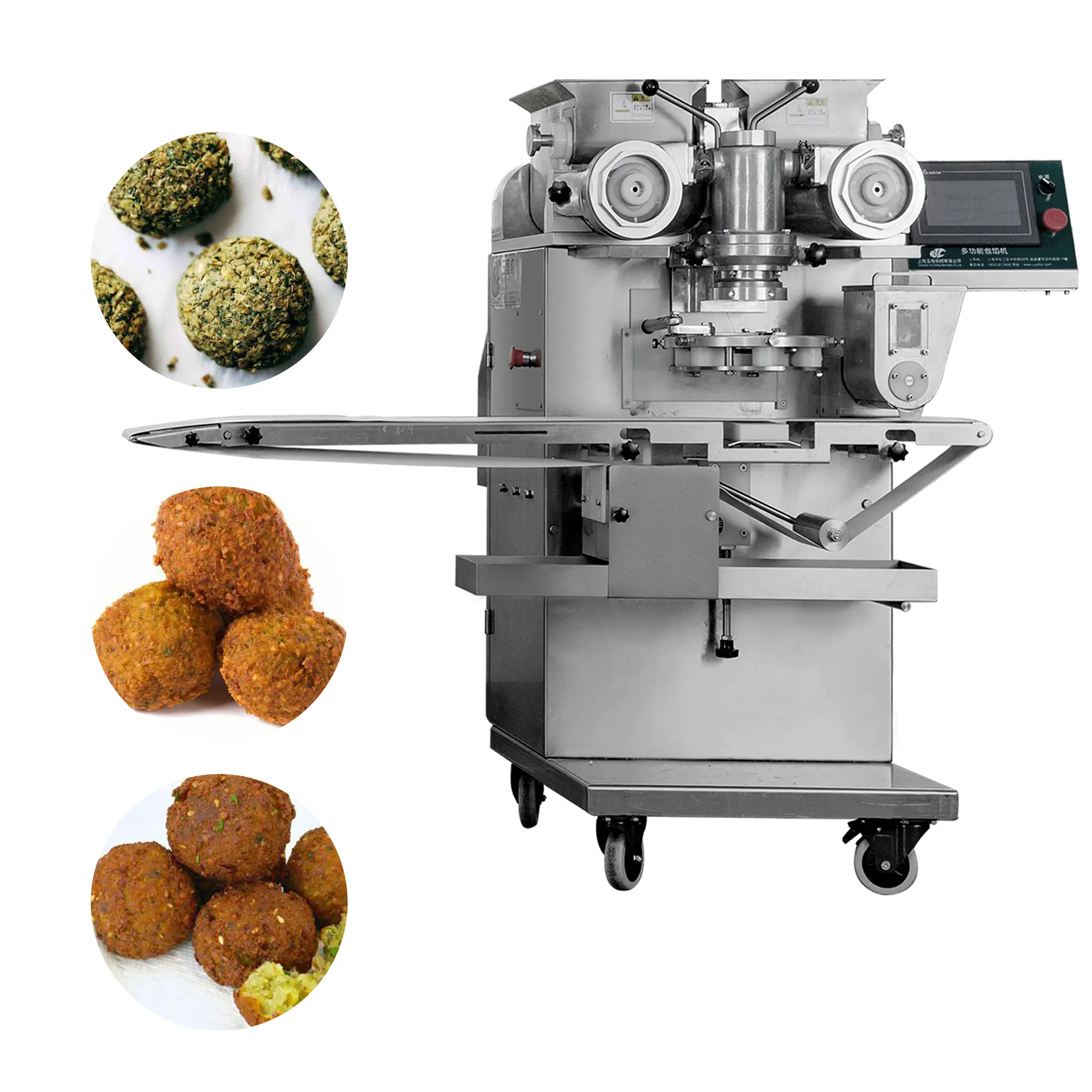 Professionele Leverancier Multifunctionele Automatische Encrusting Machine Bevroren Falafel Making Machine