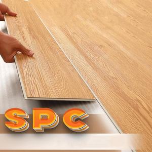 Revêtement de sol SPC économique pour intérieur, imperméable, antidérapant, résistant à l'usure, <span class=keywords><strong>parquet</strong></span> gris clair SPC 10 mm pour salon - Product Image 3