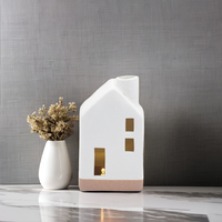 Maison en céramique avec lumière LED nouveau design céramique automne et décoration quotidienne Noël autres décorations pour la maison