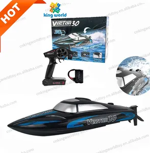 Nouveau bateau de course rapide 2.4Ghz avec 30 + KPH bateau de vitesse RC auto-redressage inverse étanche marque bateau jouet électrique de haute qualité