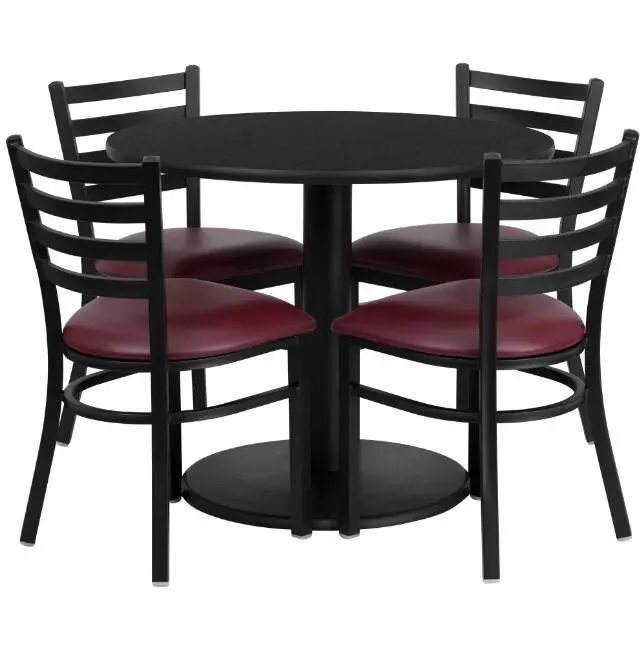 used fast food restaurant table and chair set for sale