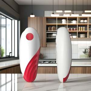 Abrelatas Eléctrico de Acero Inoxidable, Abrelatas Automático de Seguridad para Cocina, Abre Frascos, Botellas y Latas de Vino - Product Image 4